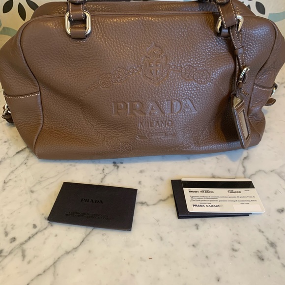 Prada Boston Leather Bag BR3091 - Tobacco … - Picture 5 of 17